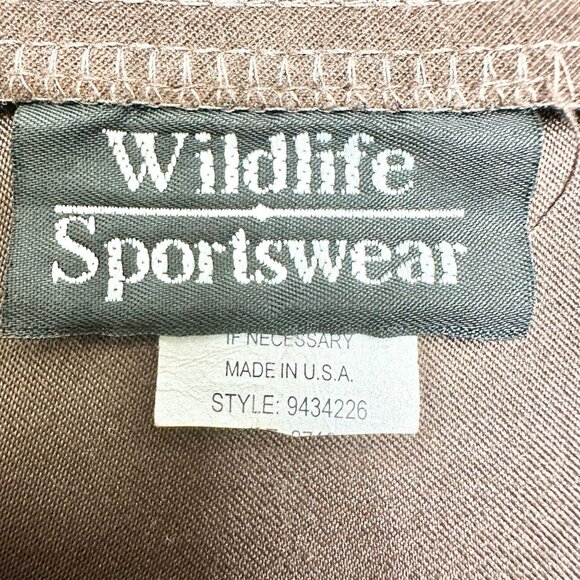 Wildlife Sportswear Midi Skirt SIZE 14 Pleated Front Back Slit 32 in Waist USA - Picture 4 of 6